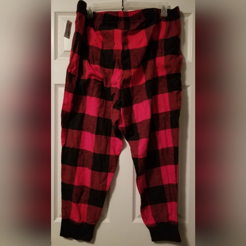 Red Buffalo Plaid Flannel Jogger Pajama Pants